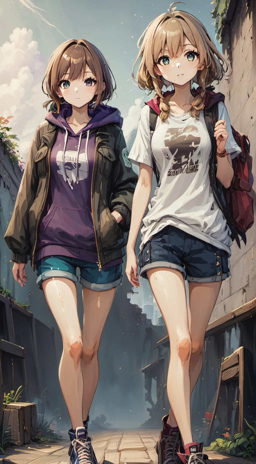 ai character: laynie and madi background