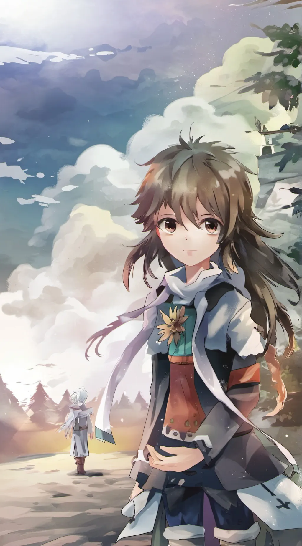 ai character: Lily  Ternent background