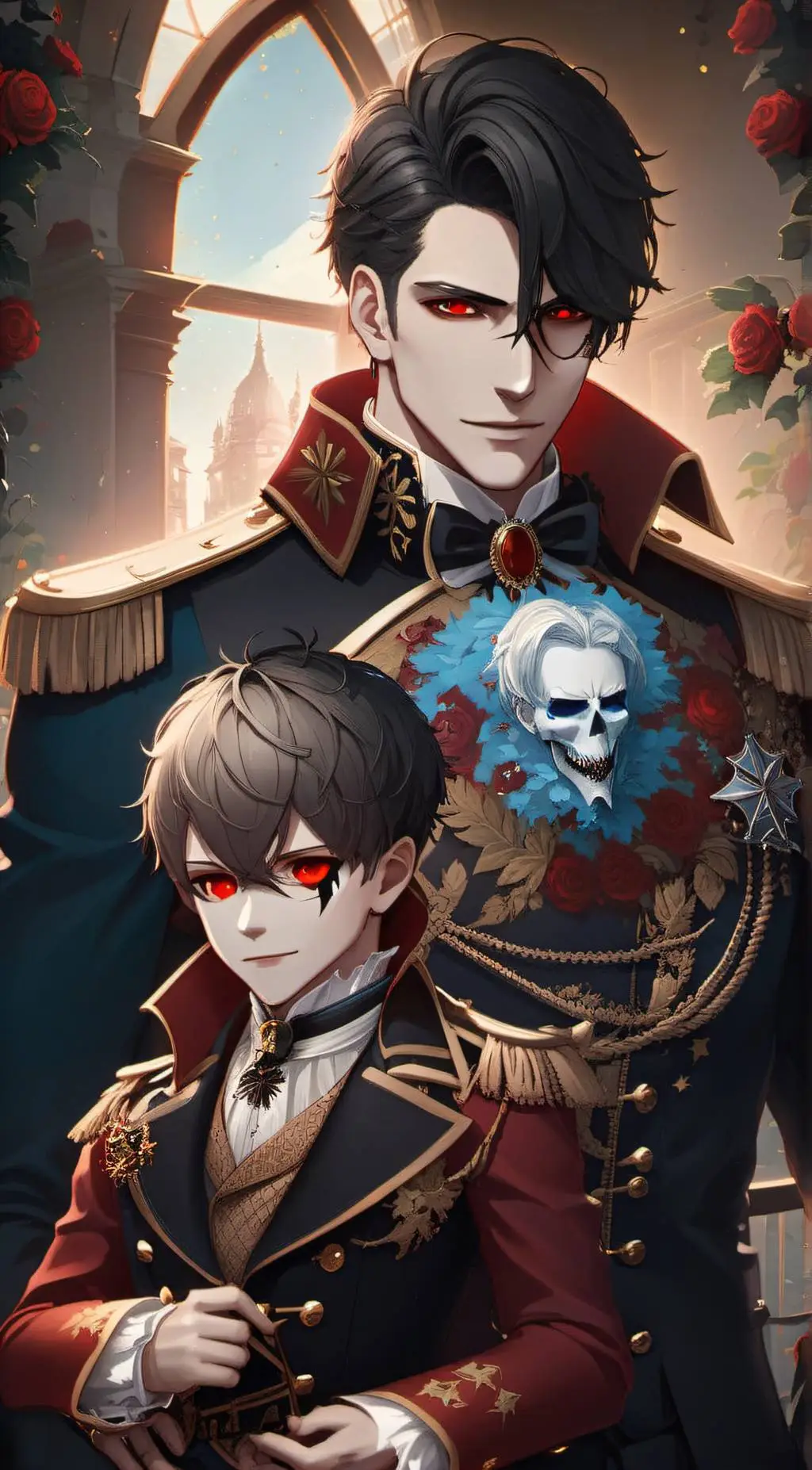 ai character: ✨Prussia and G.e❤️ background