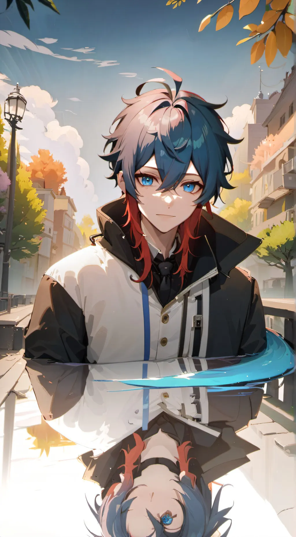 ai character: Damian  background