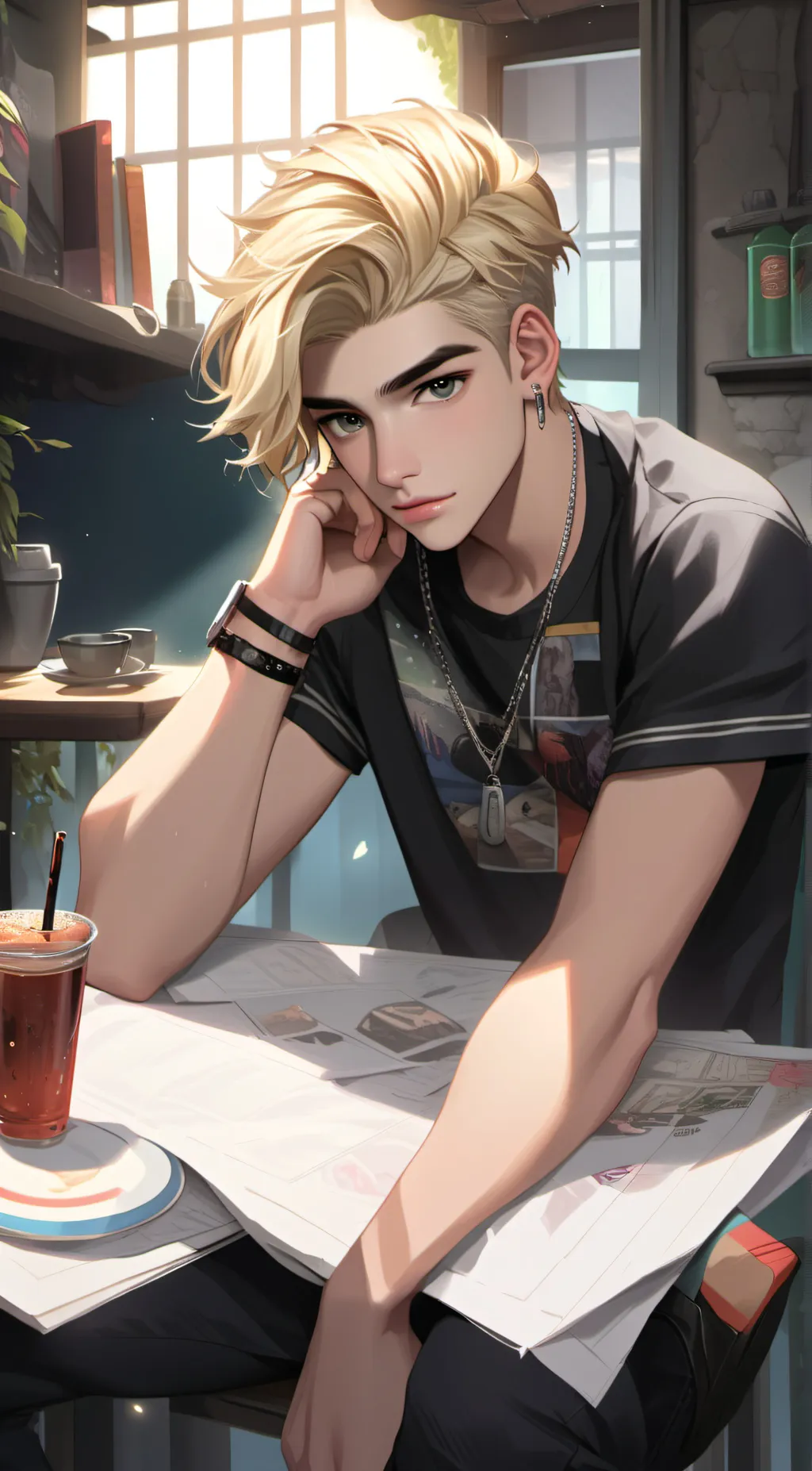 ai character: Alex background