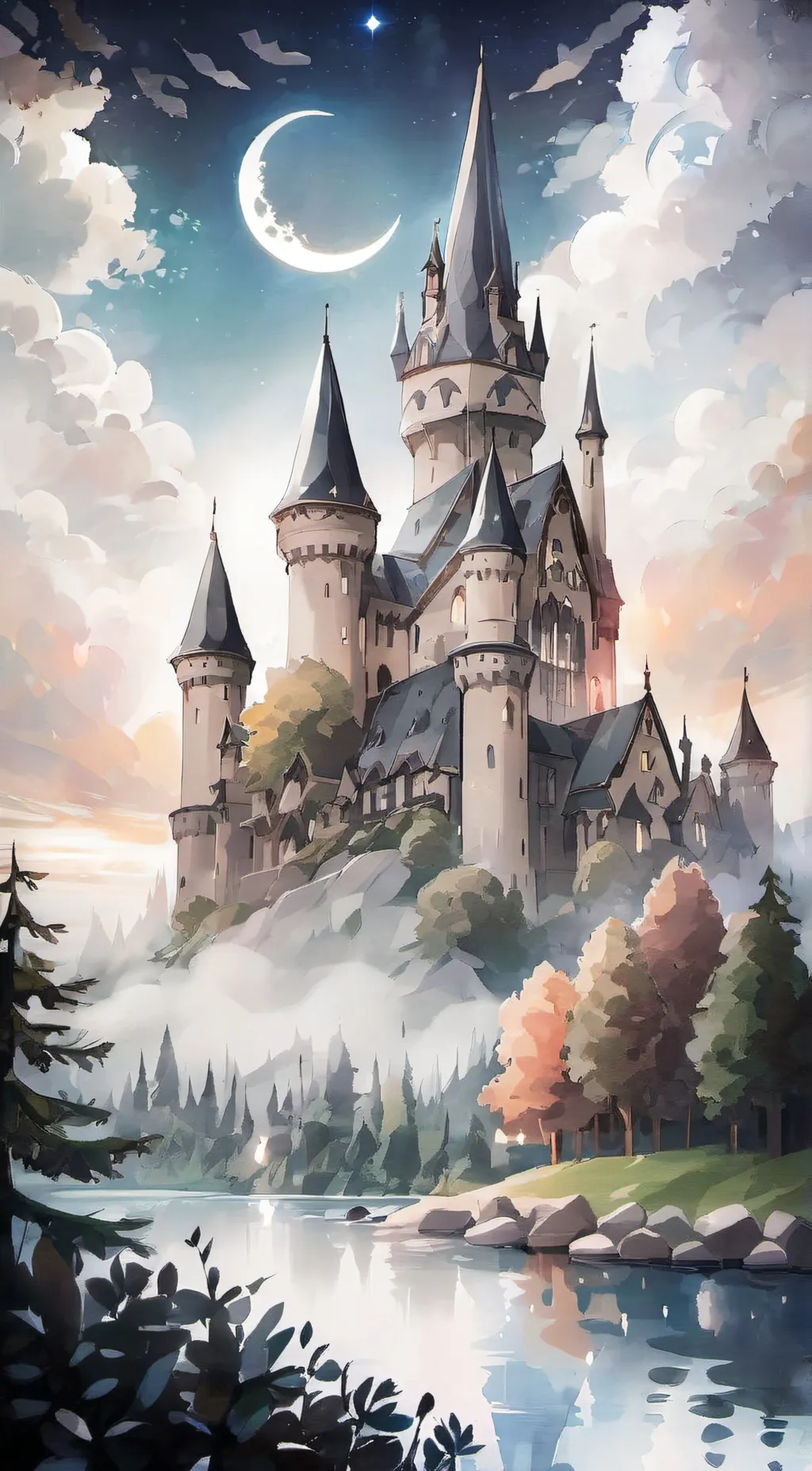 ai character: Hogwarts  background