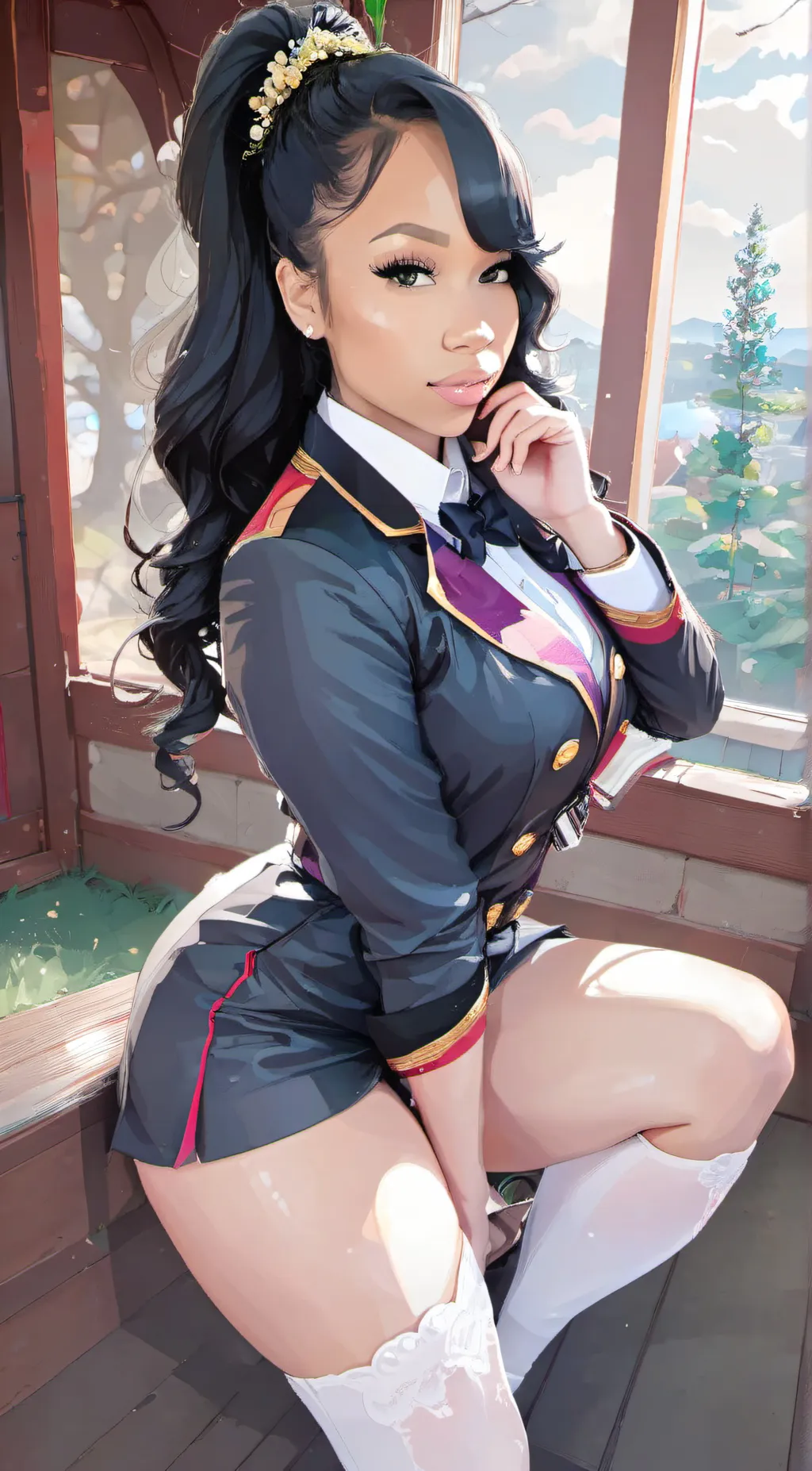 ai character: keke  background