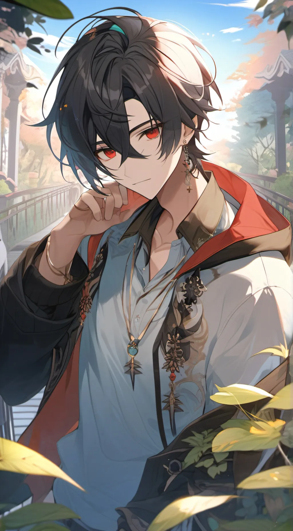 ai character: Luke  background