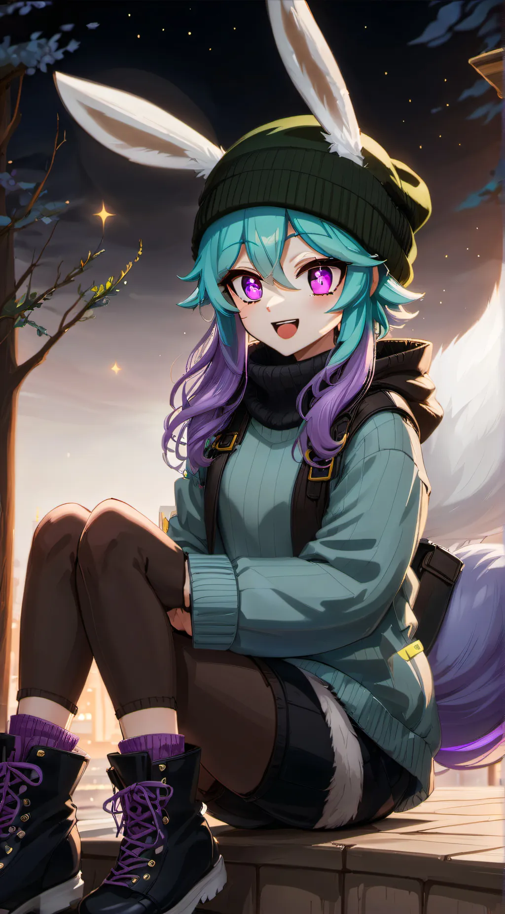 ai character: Moon Scarletblood  background