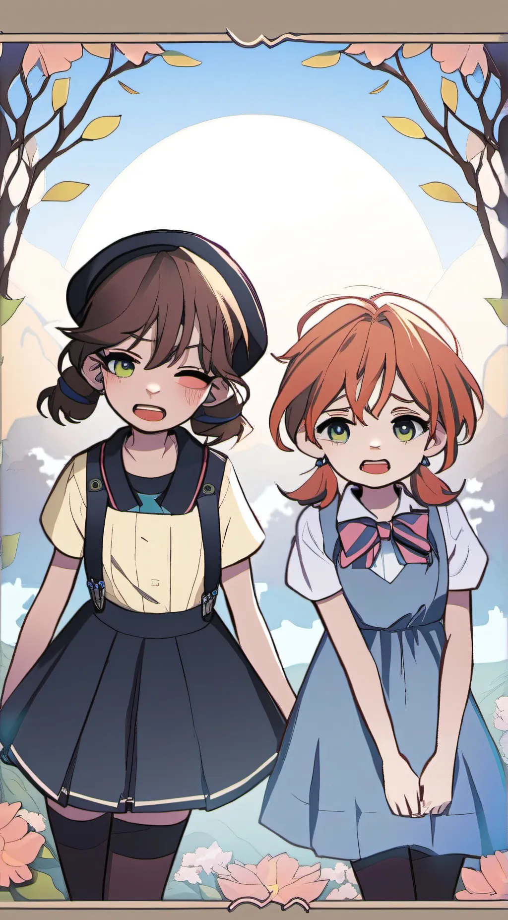 ai character: Michelle and jess background