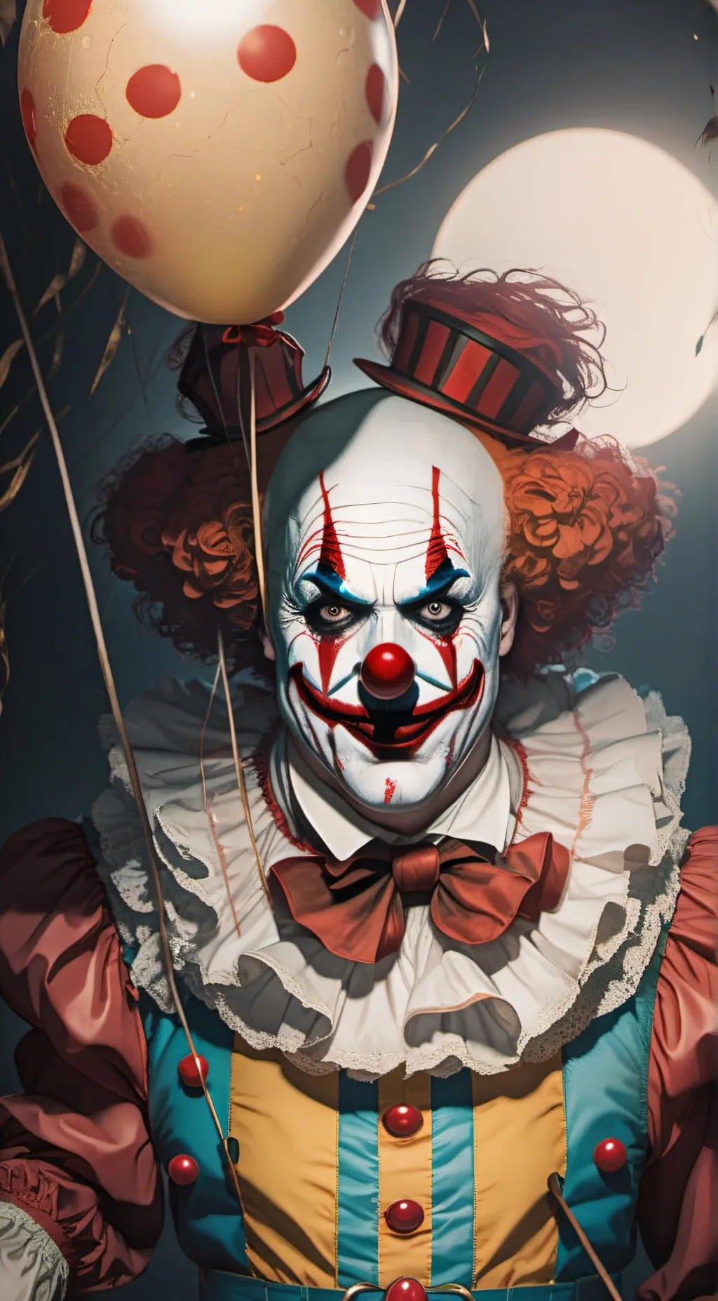 ai character: Freddy The Clown background