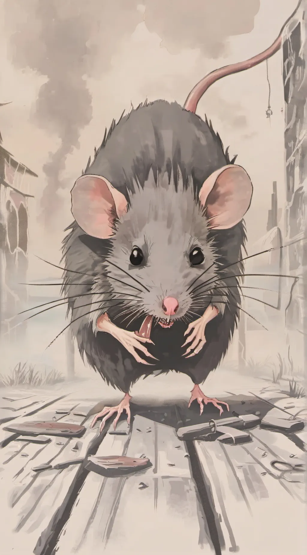 ai character: Mousey background