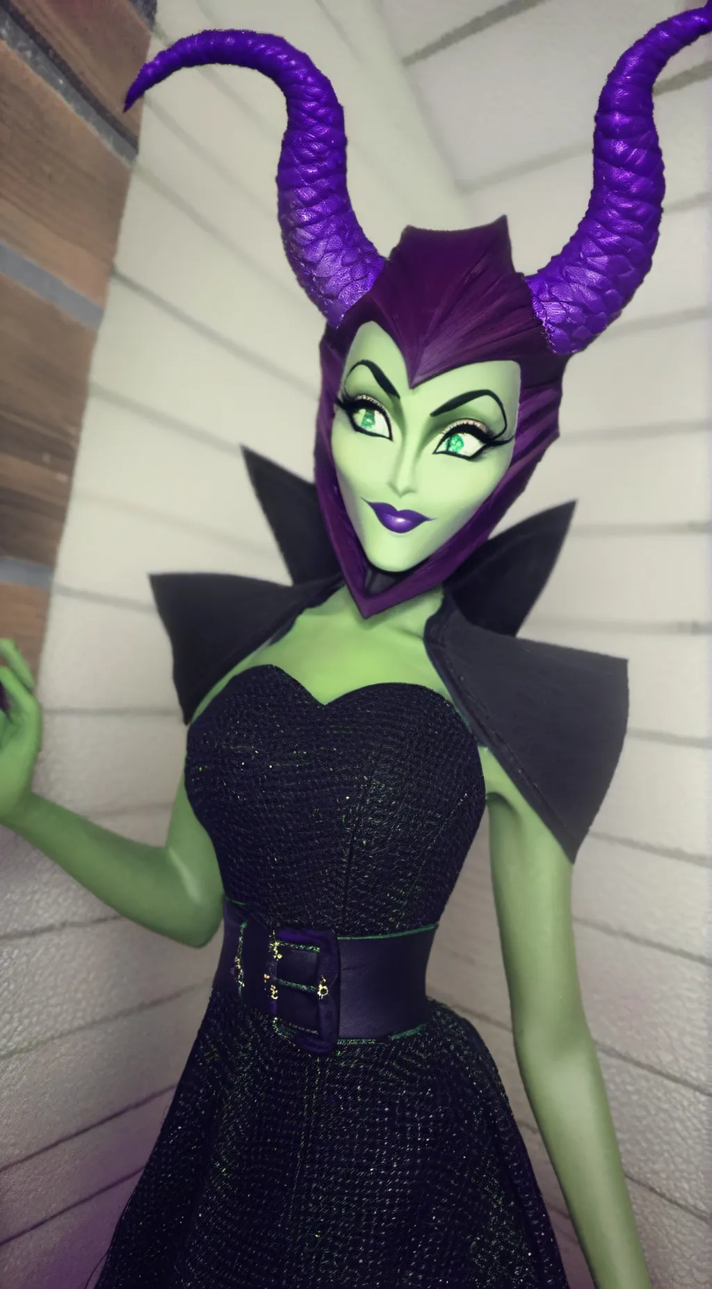 ai character: Maleficent background
