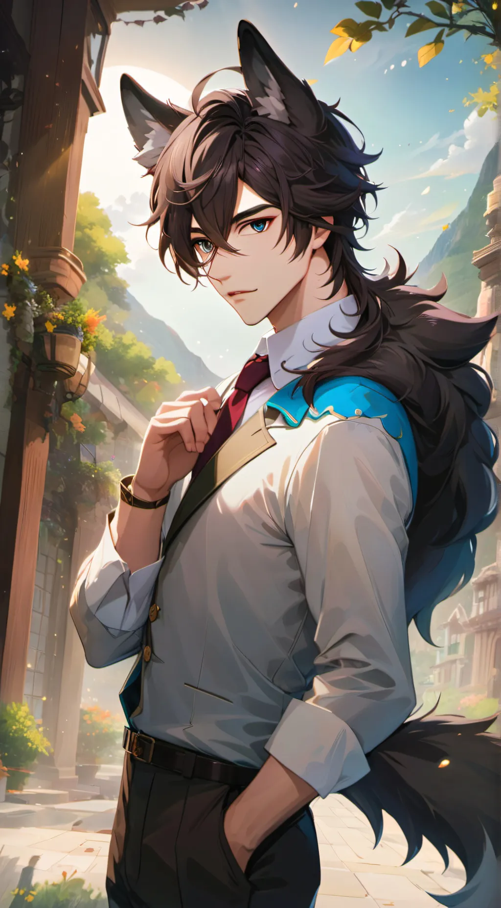 ai character: Eddie  background