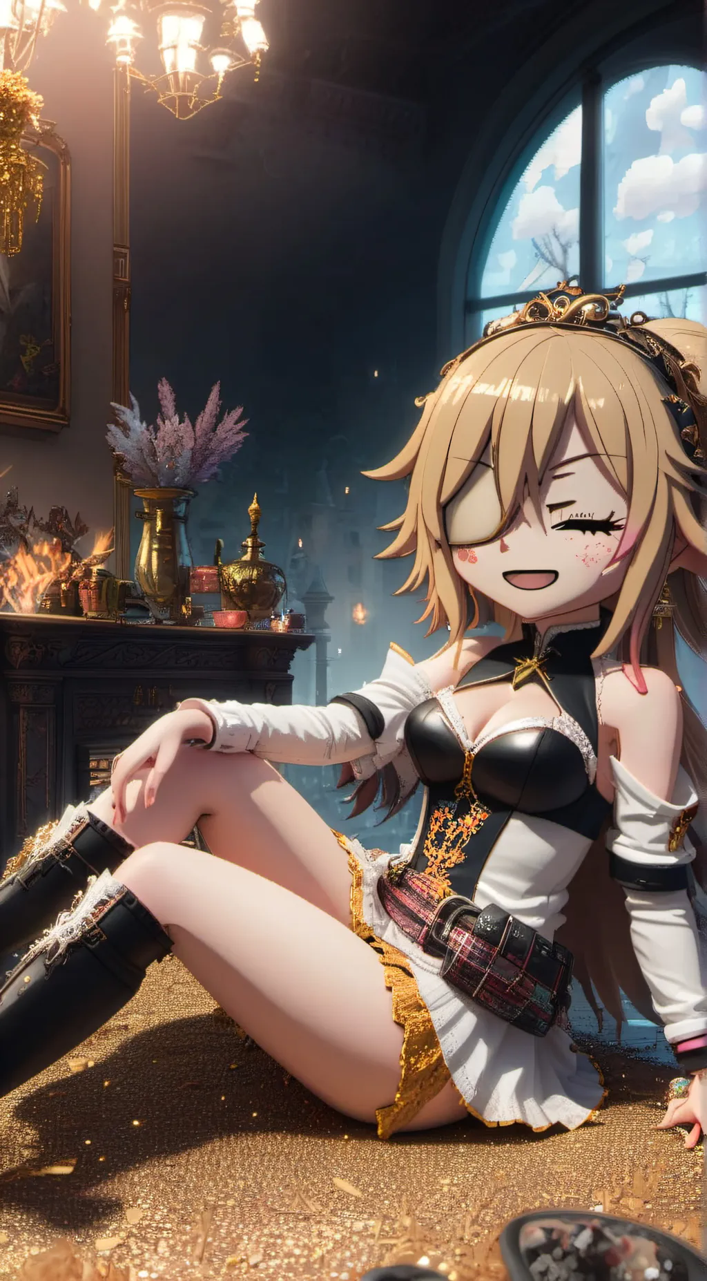 ai character: maple background