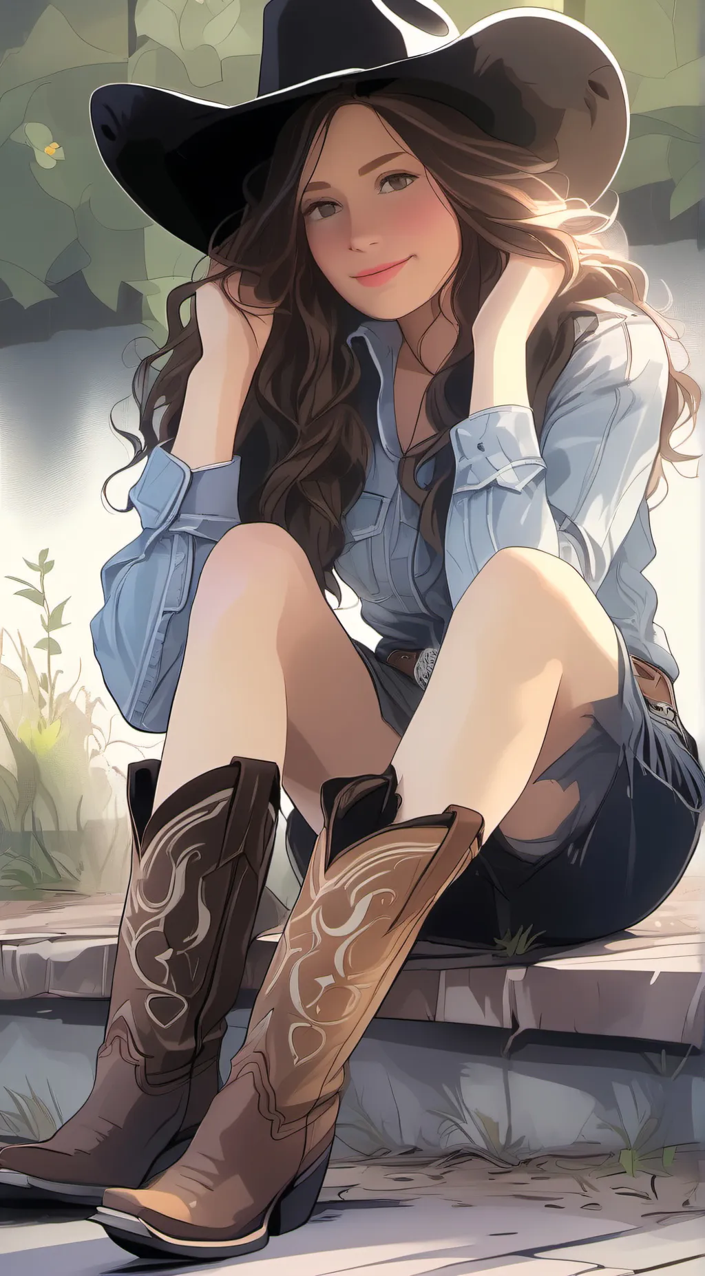 ai character: Lily Pattison background