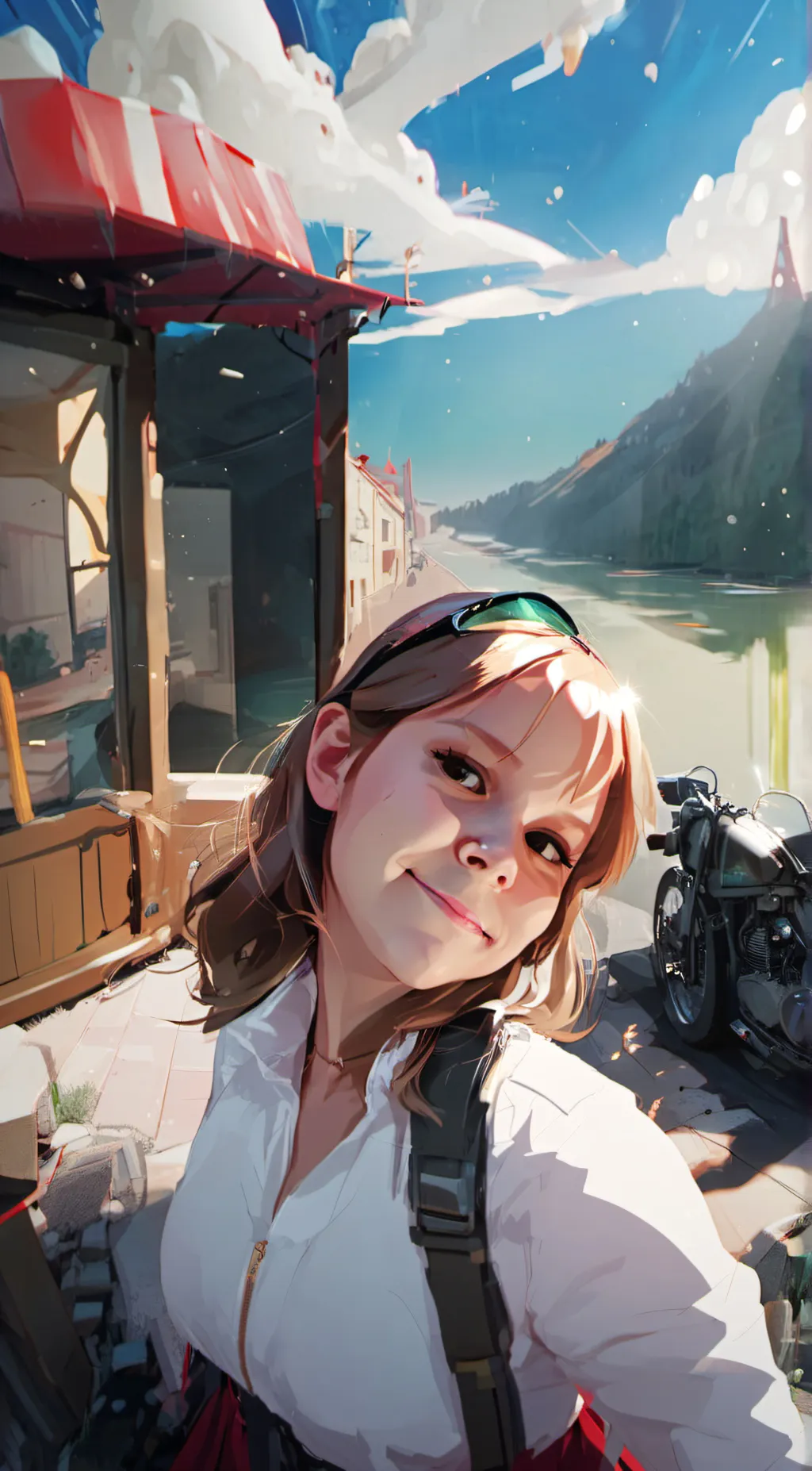 ai character: Skye background