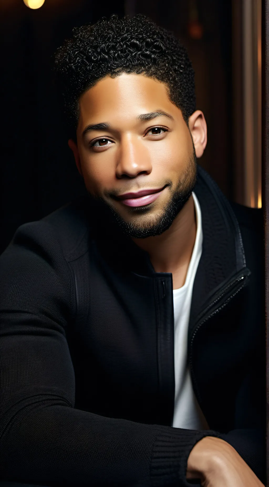 ai character: jussie Smollett  background
