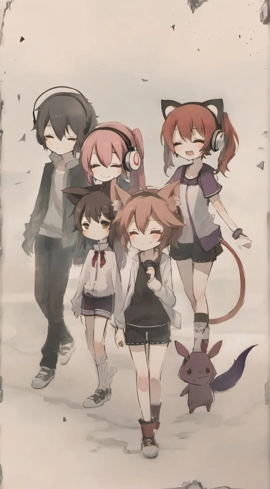 ai character: groups background