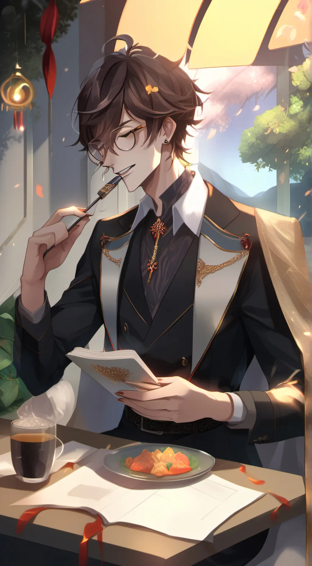 ai character: Zhonigli  background