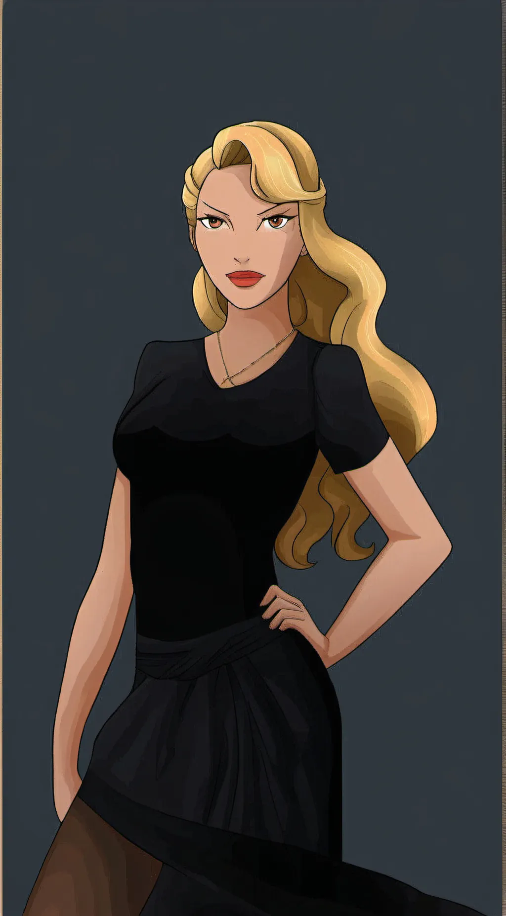 ai character: Helga Sinclair background