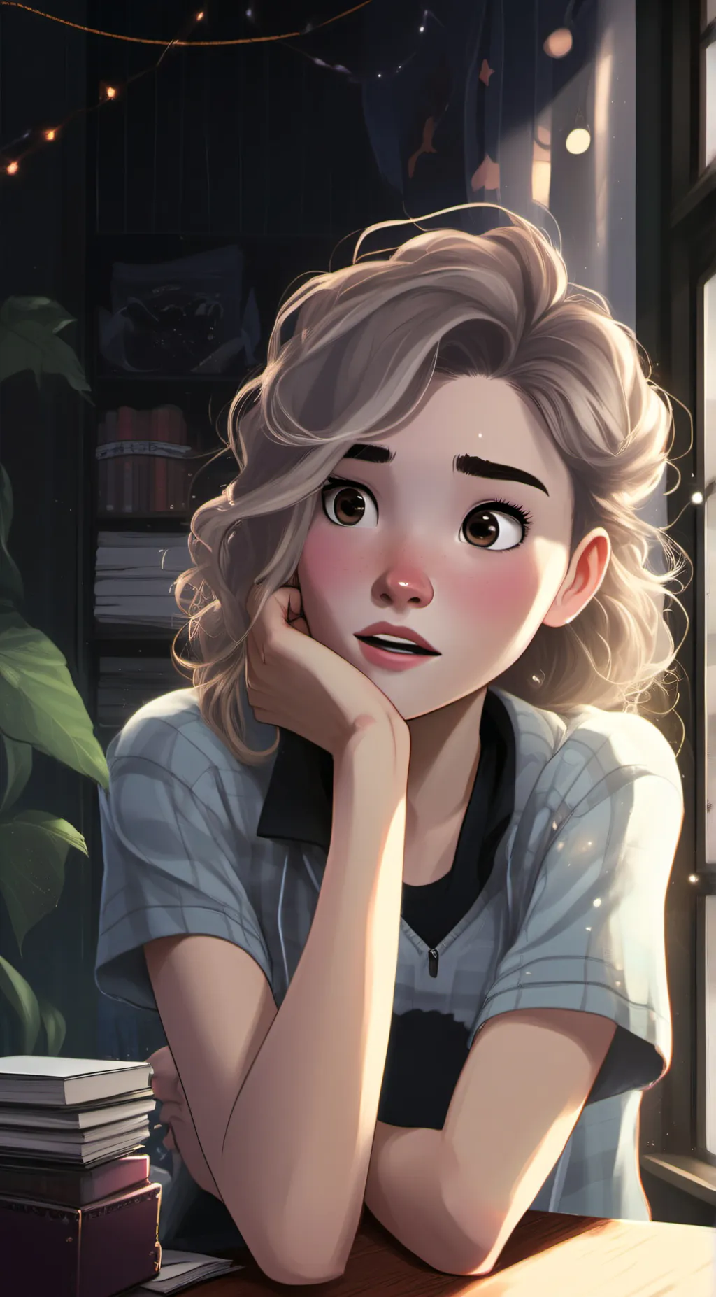 ai character: gwen background