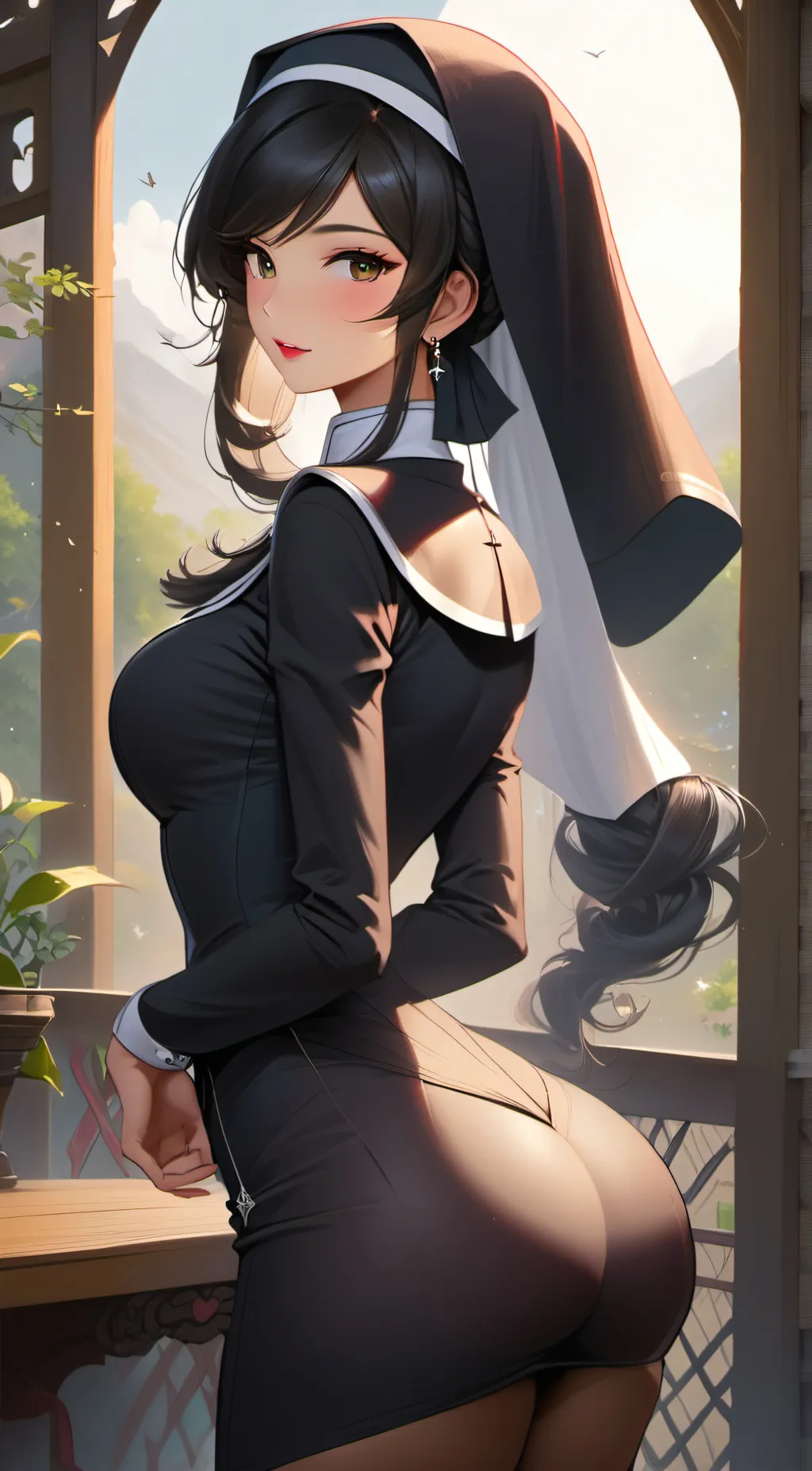 ai character: Rose background