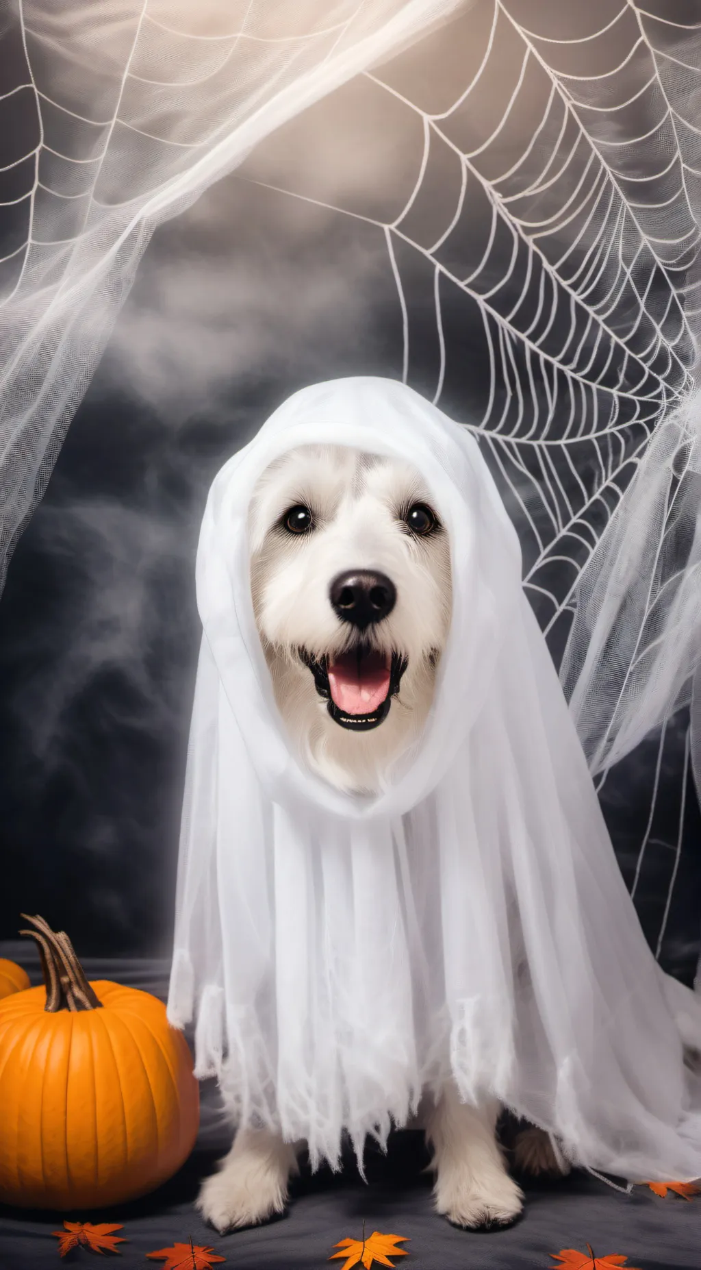 ai character: Ghost max background