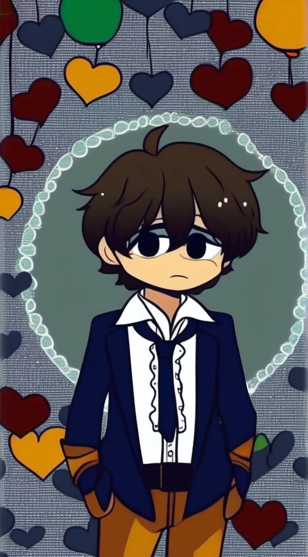 ai character: Evan afton background