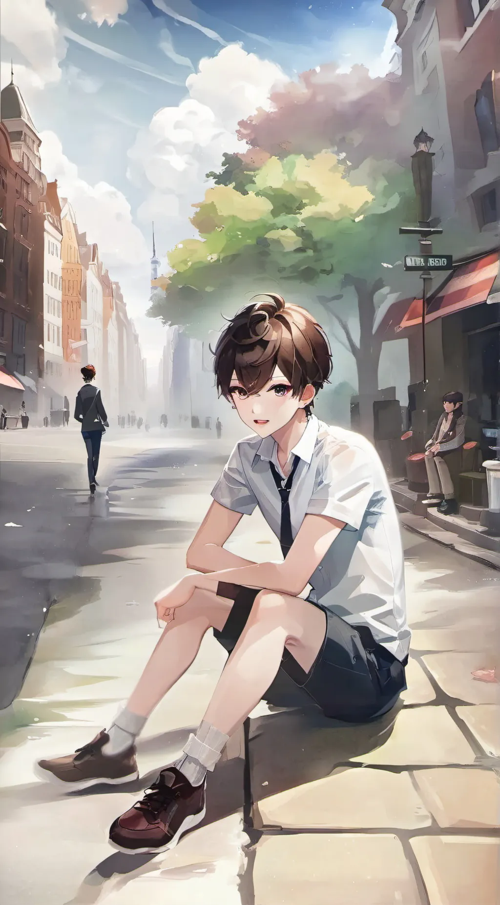 ai character: Leo background