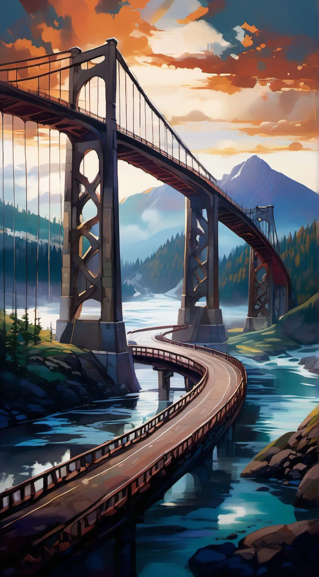 ai character: Amber background