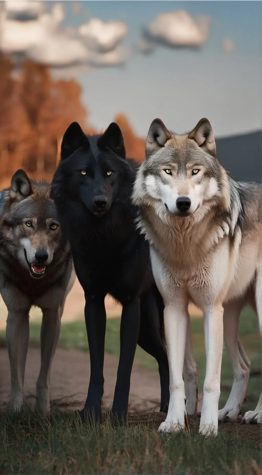 ai character: Clover, storm,zane background