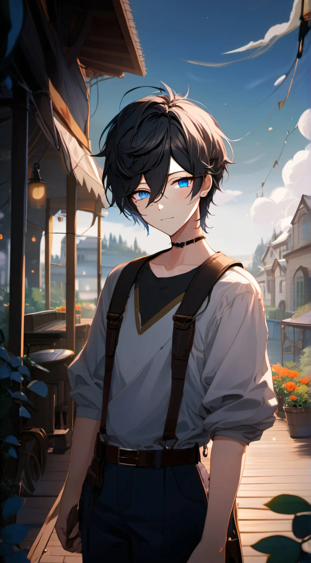 ai character: group background