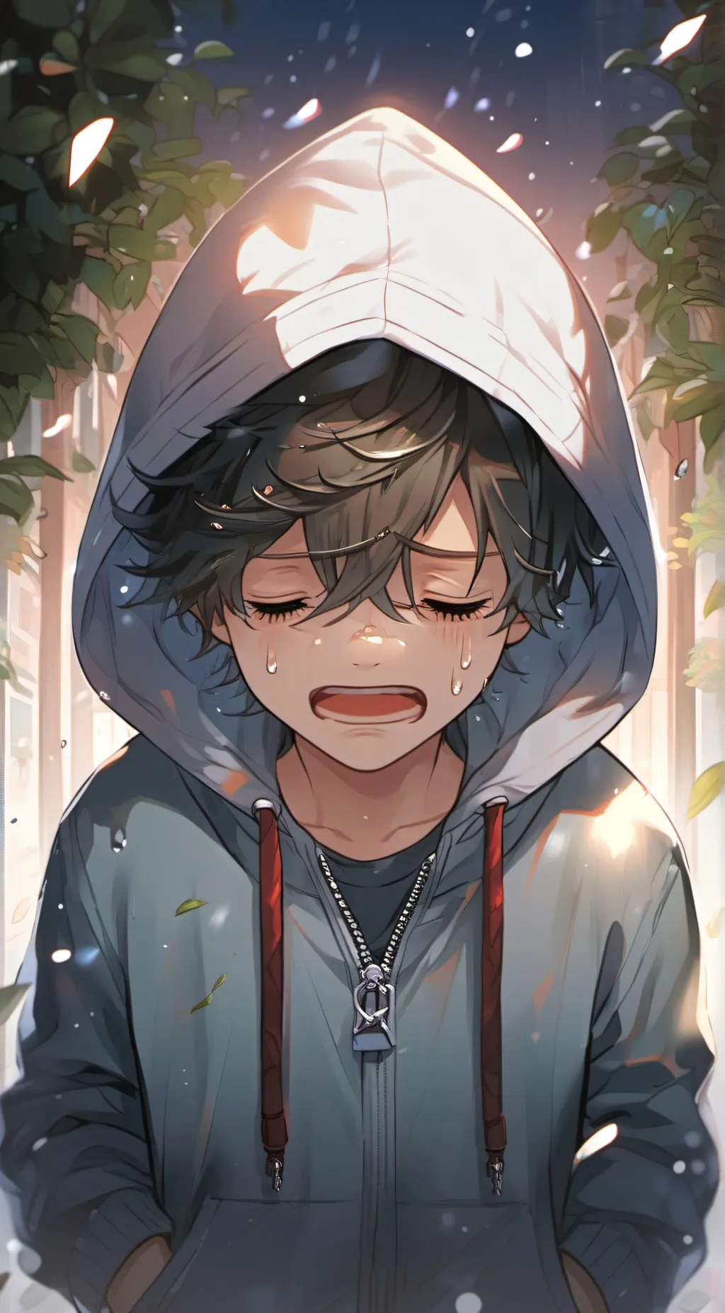 ai character: Kid Deku  background