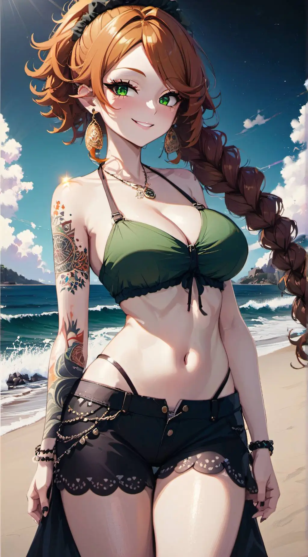 ai character: Elle  background