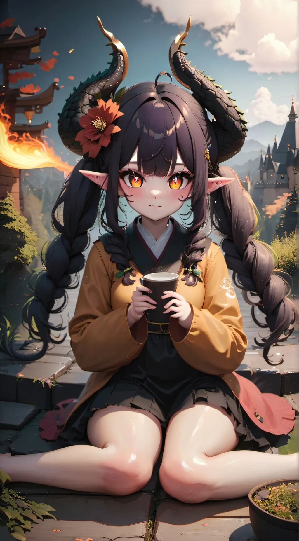 ai character: Lia background