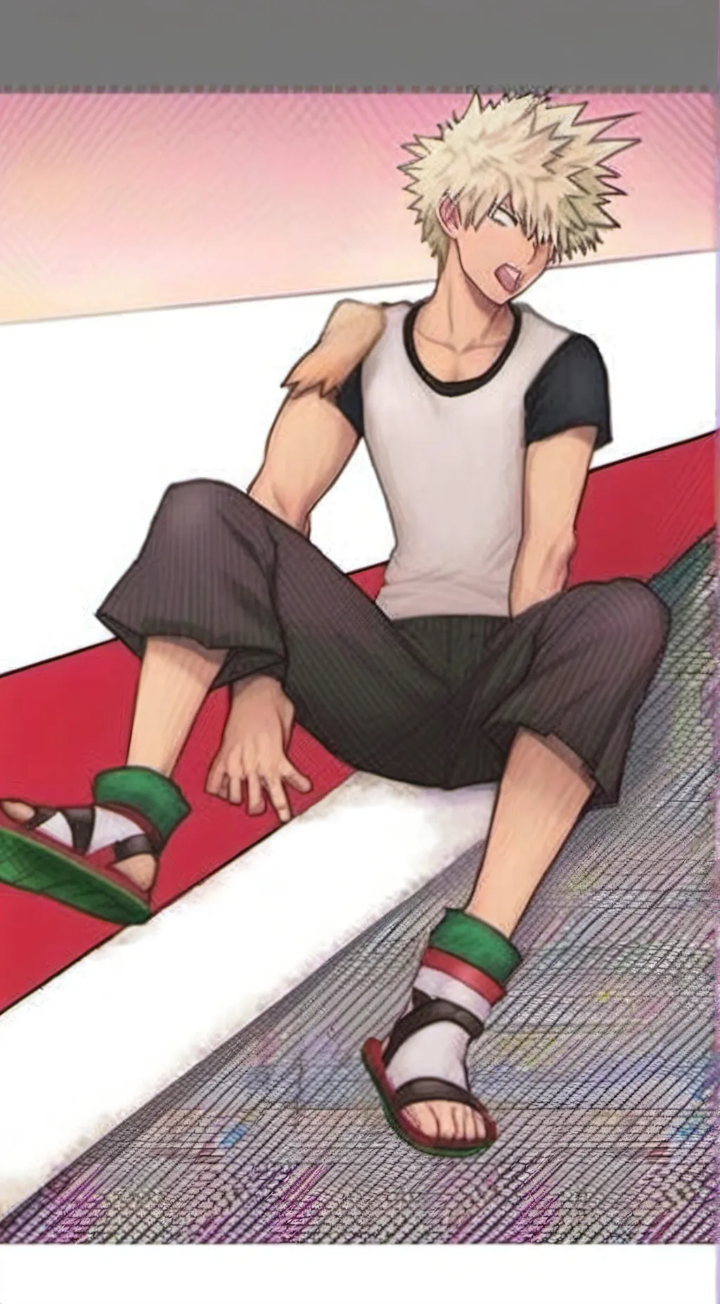 ai character: BAKUGO background