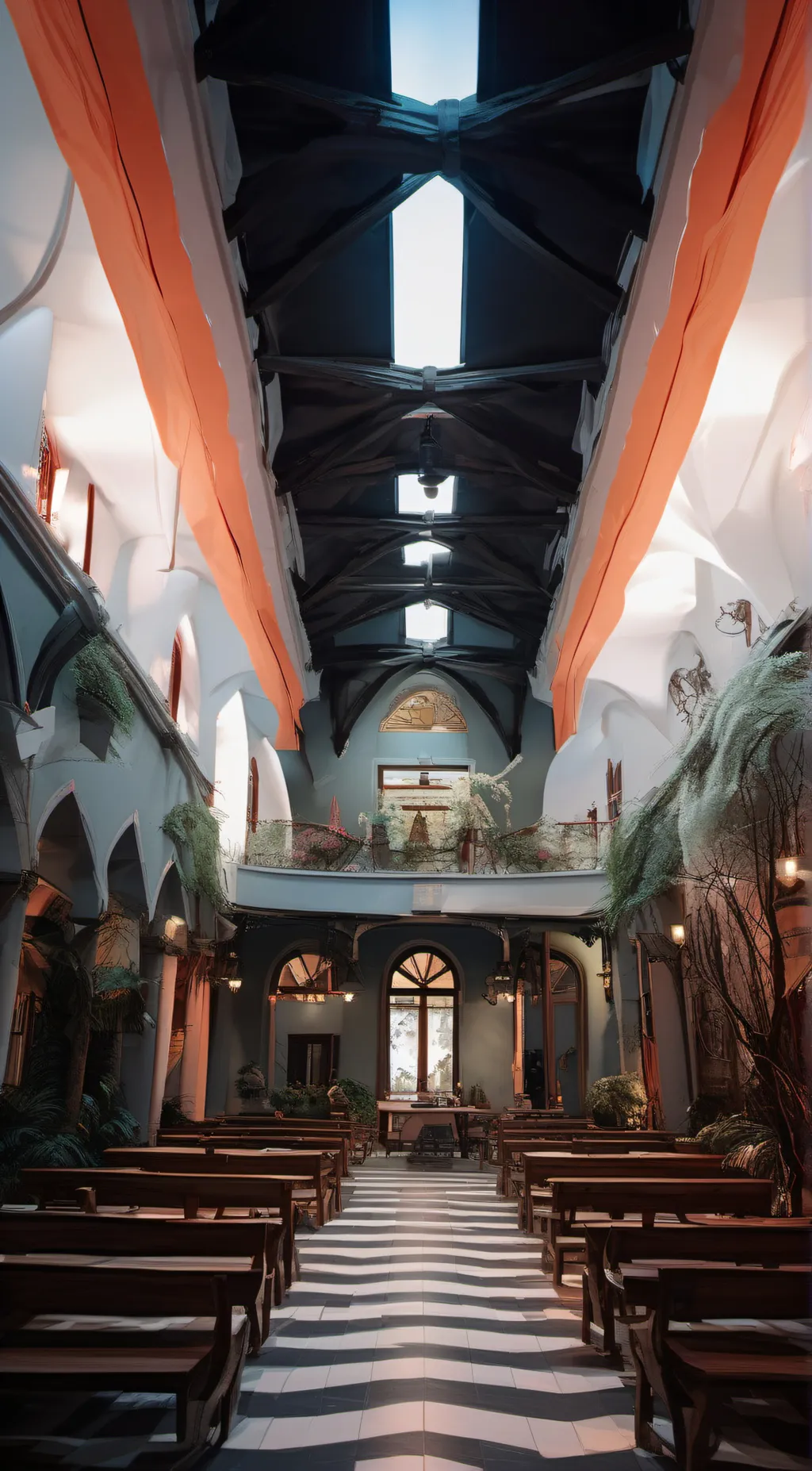 ai character: •HEAVEN SAYS• background