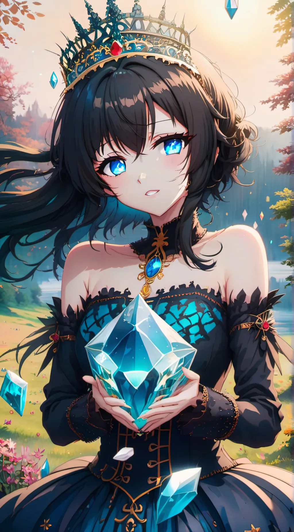 ai character: Luna background