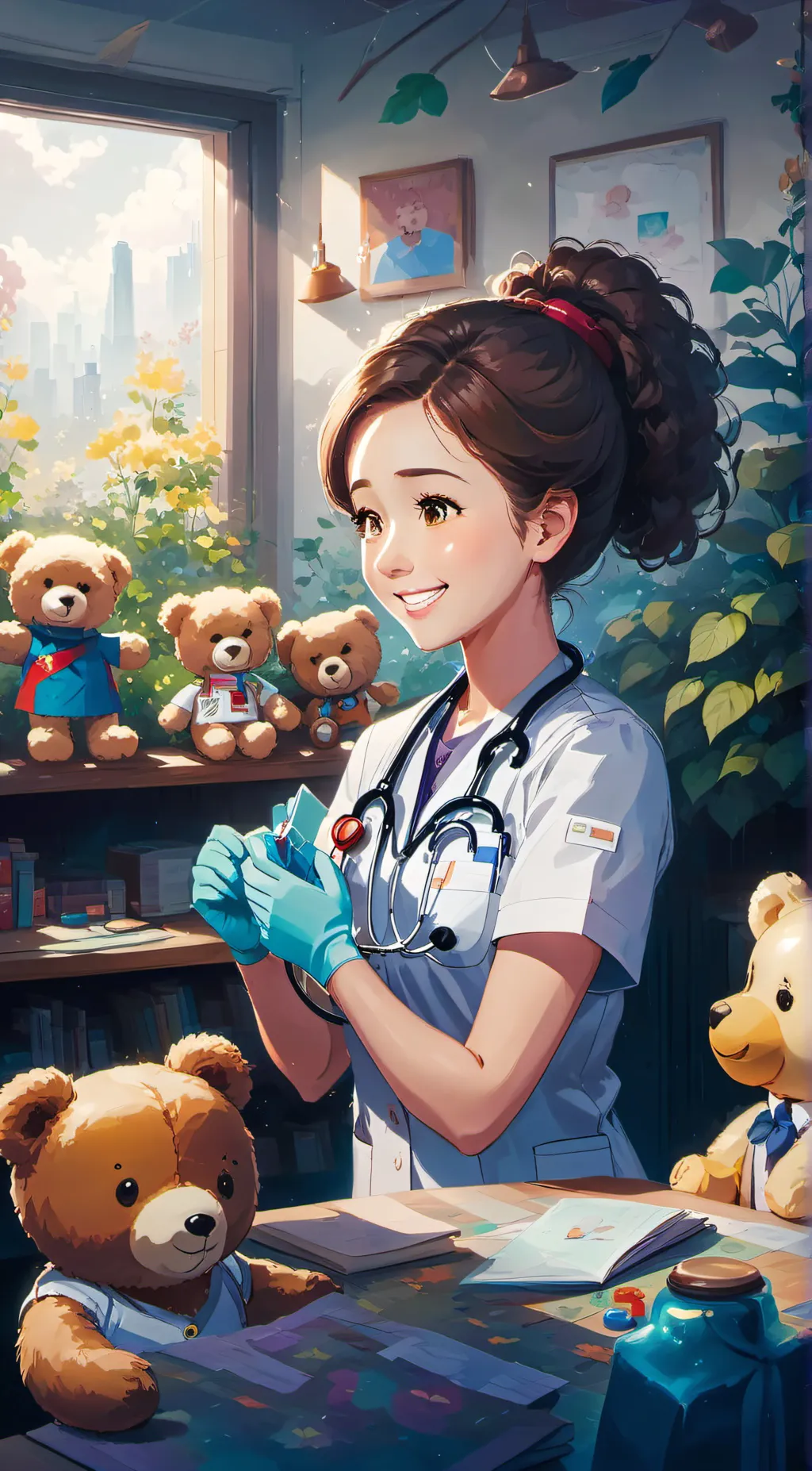 ai character: Olivia background