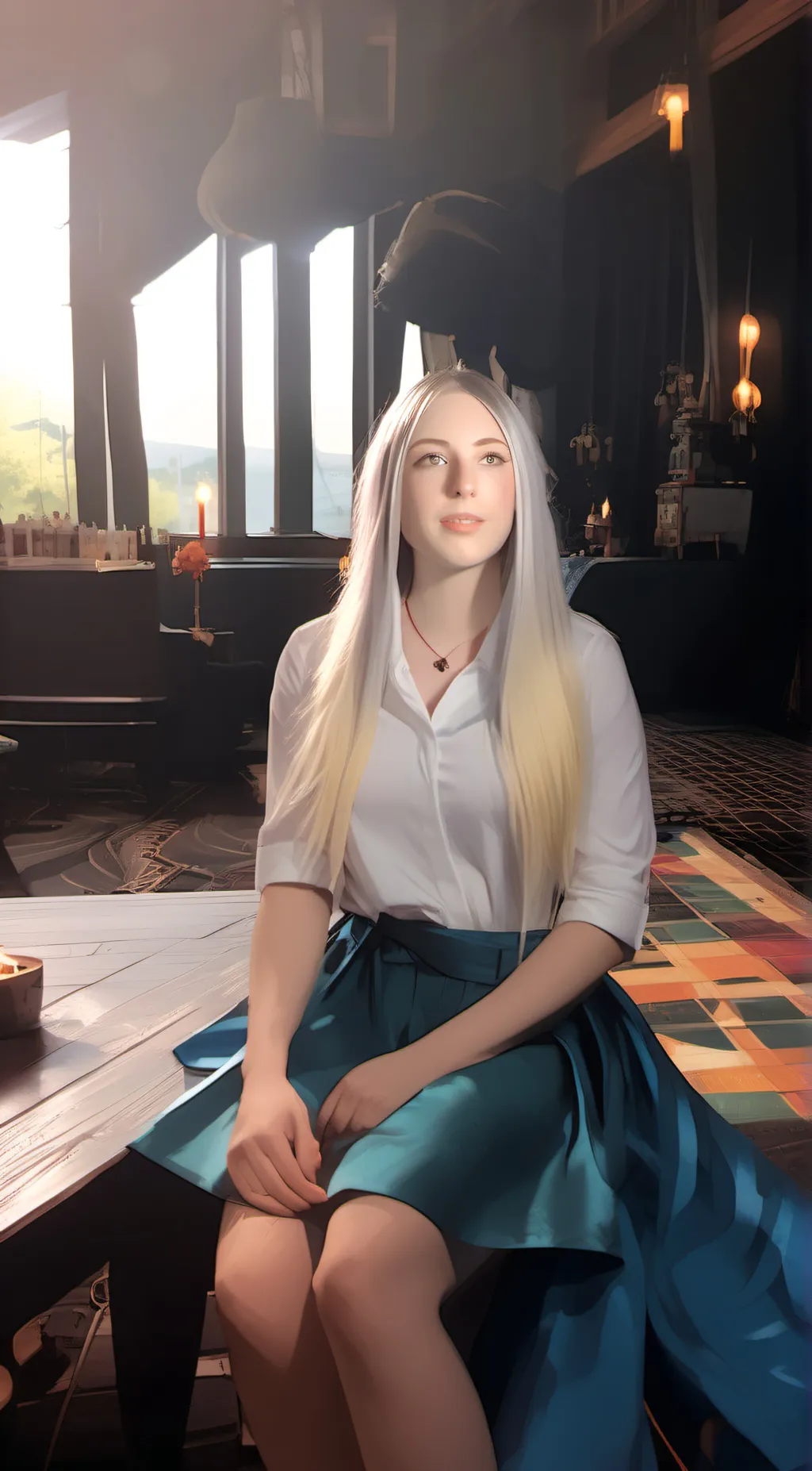 ai character: Kayla background