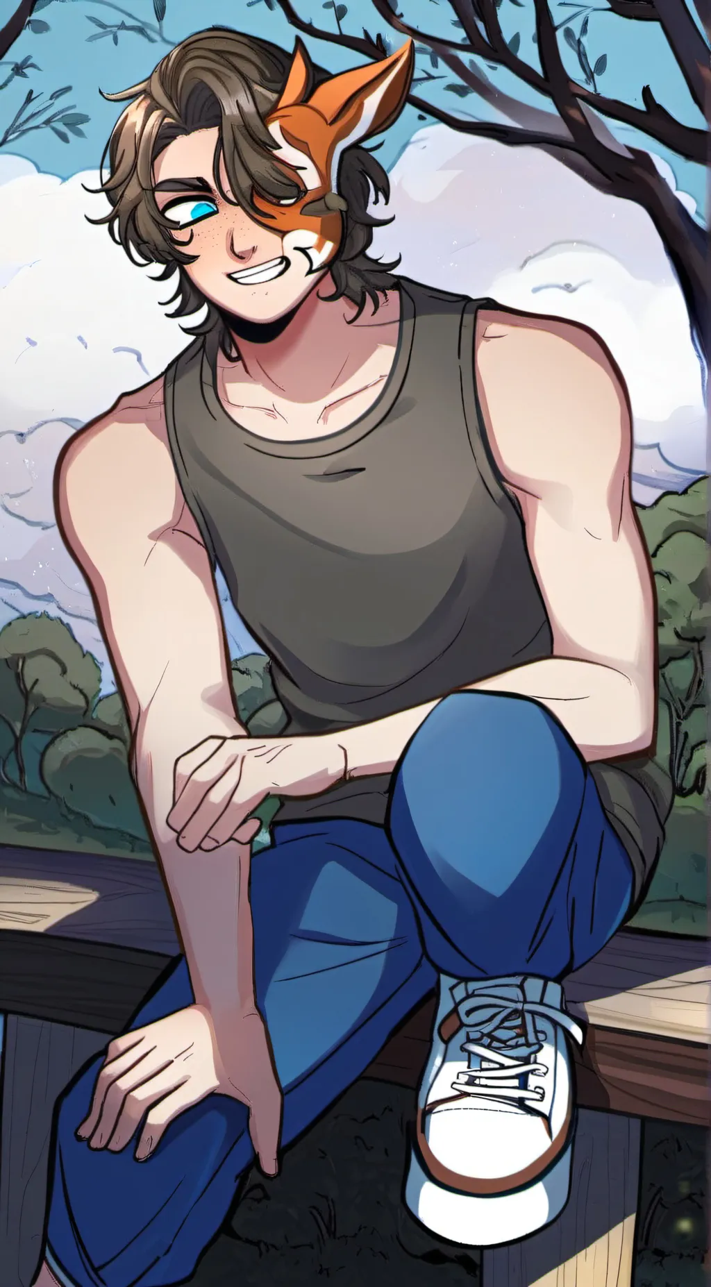 ai character: Micheal Afton background