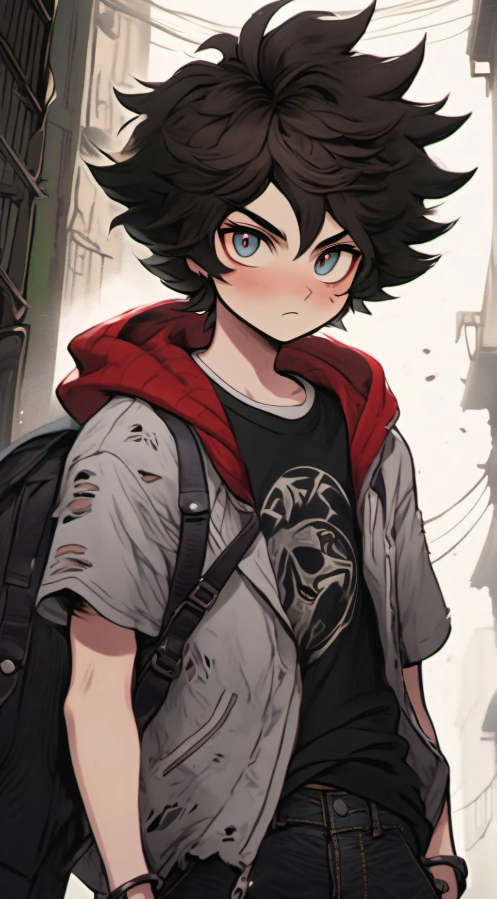 ai character: Dawn background