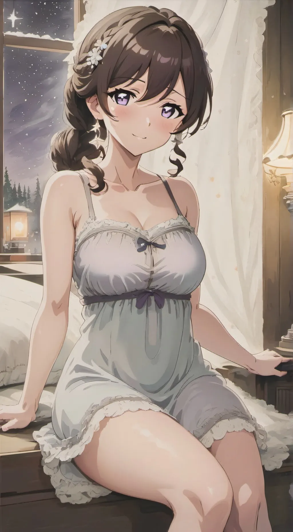 ai character: Catherine  background