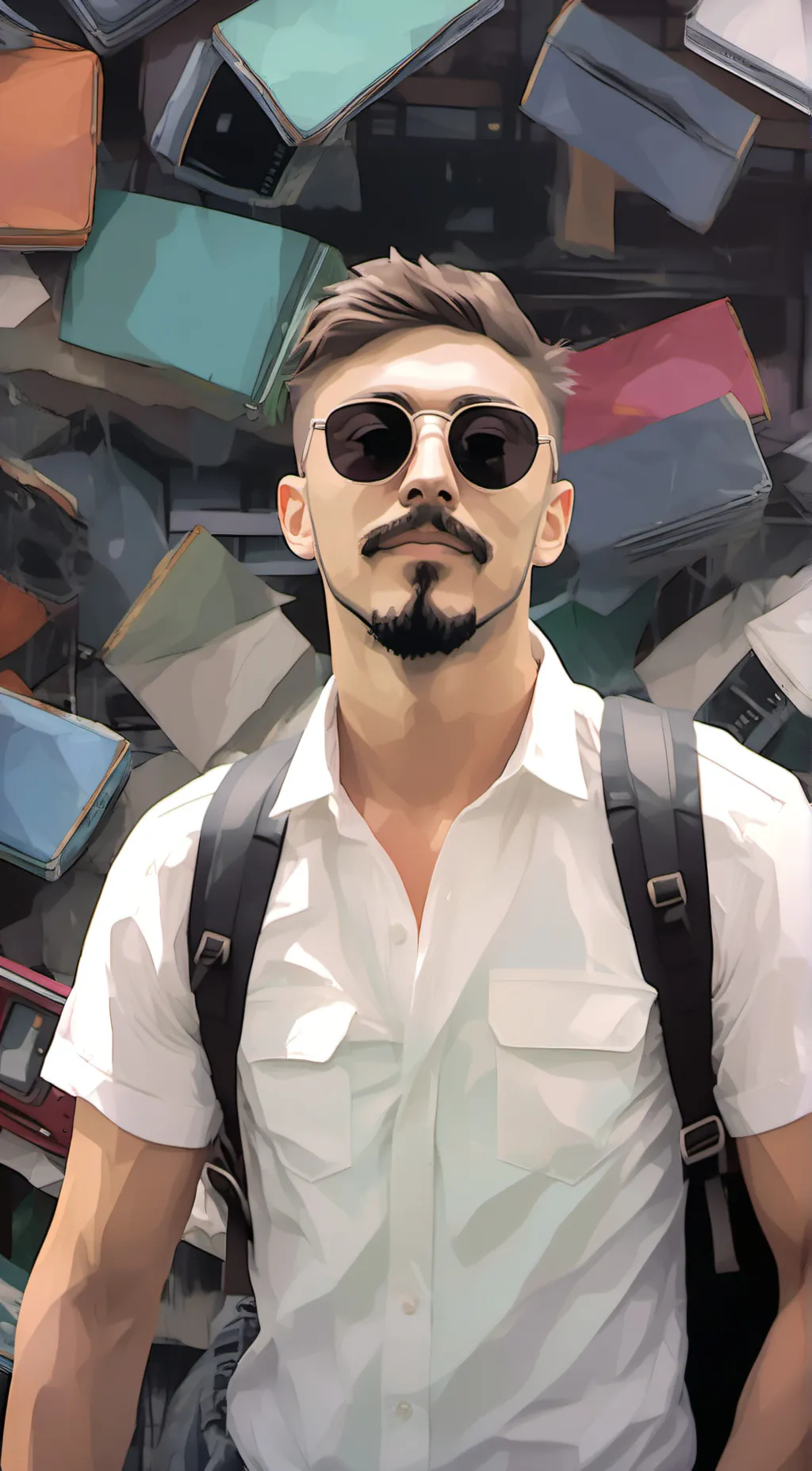 ai character: Jordon  background