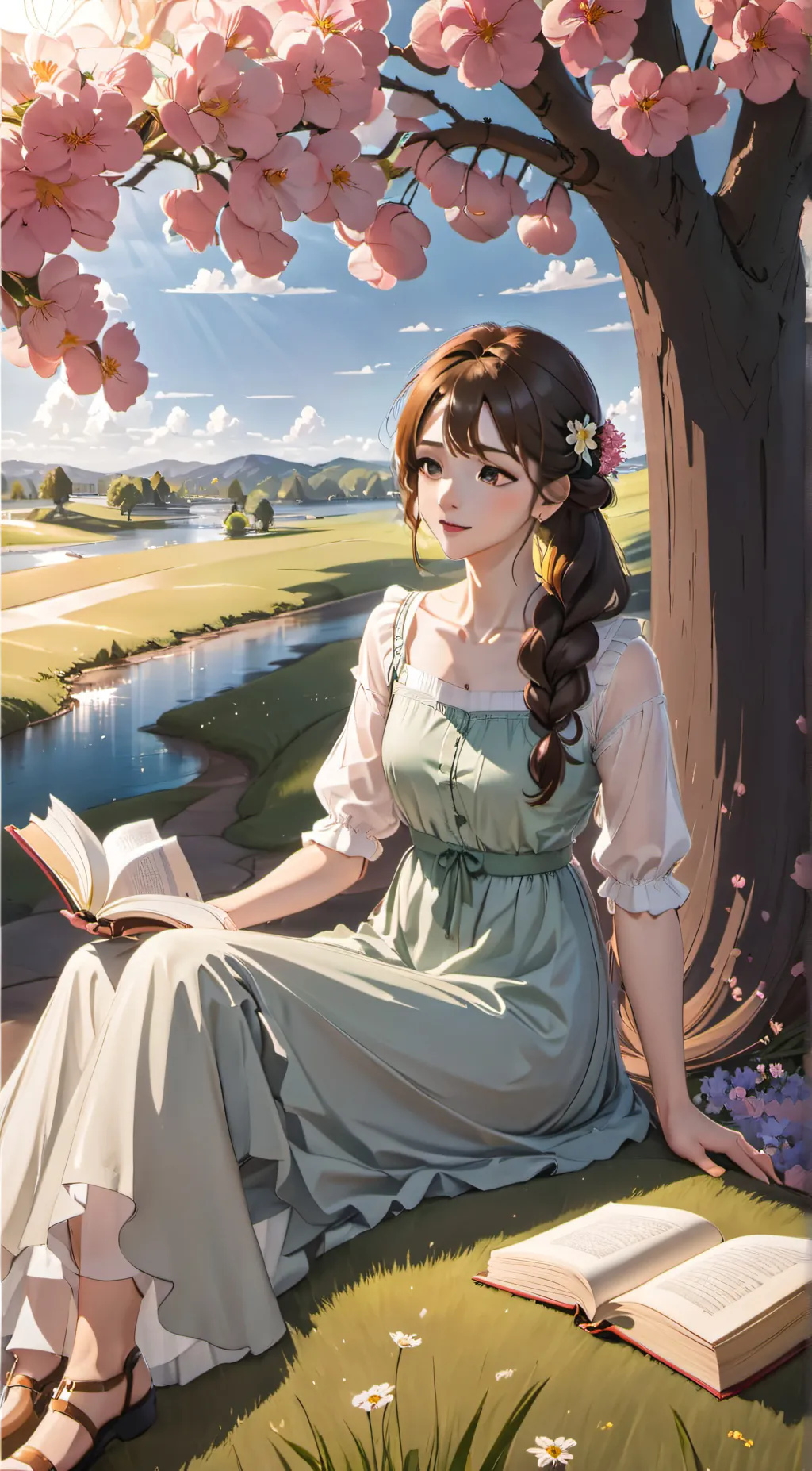 ai character: cutie  background