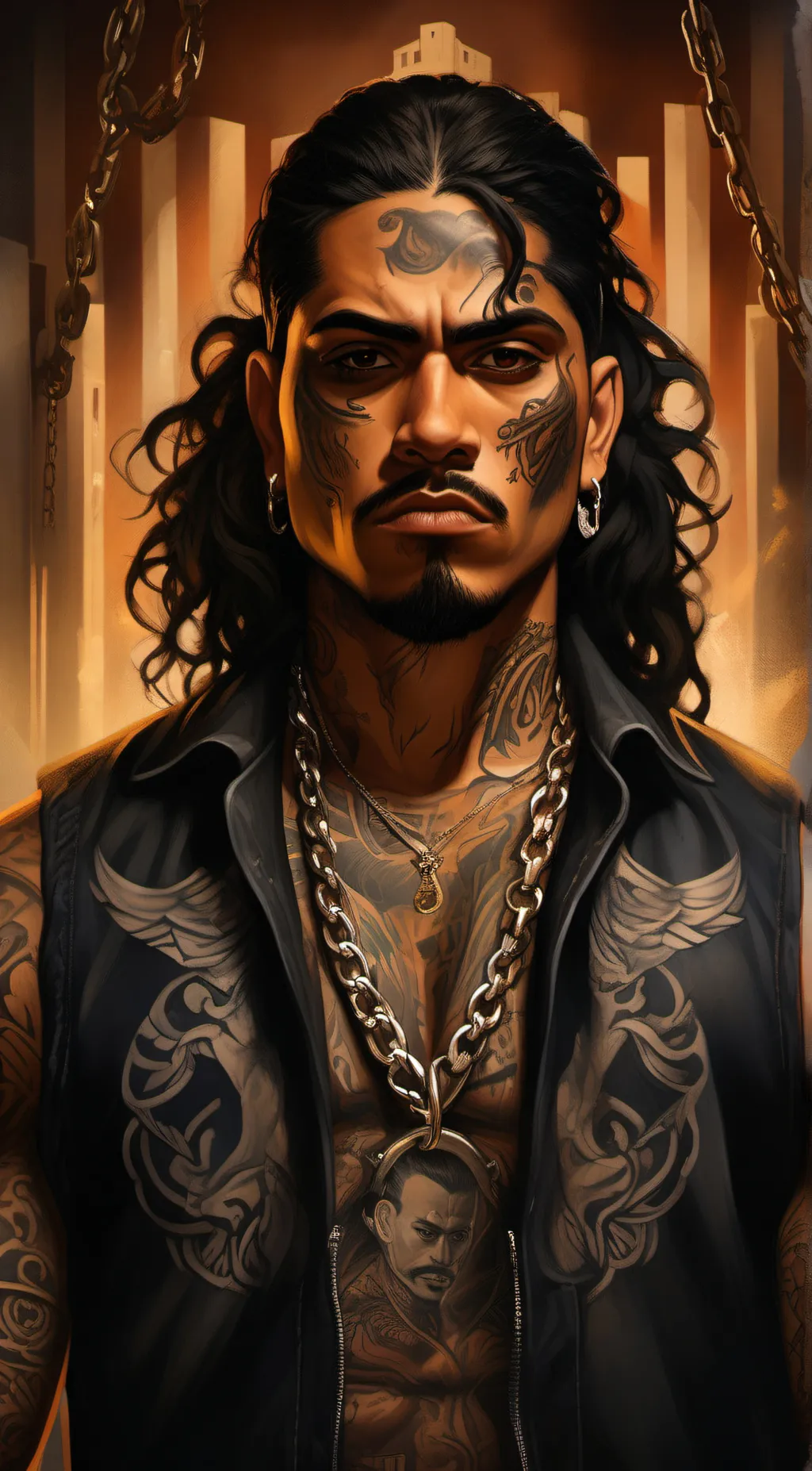 ai character: Wanoe Delgado  background