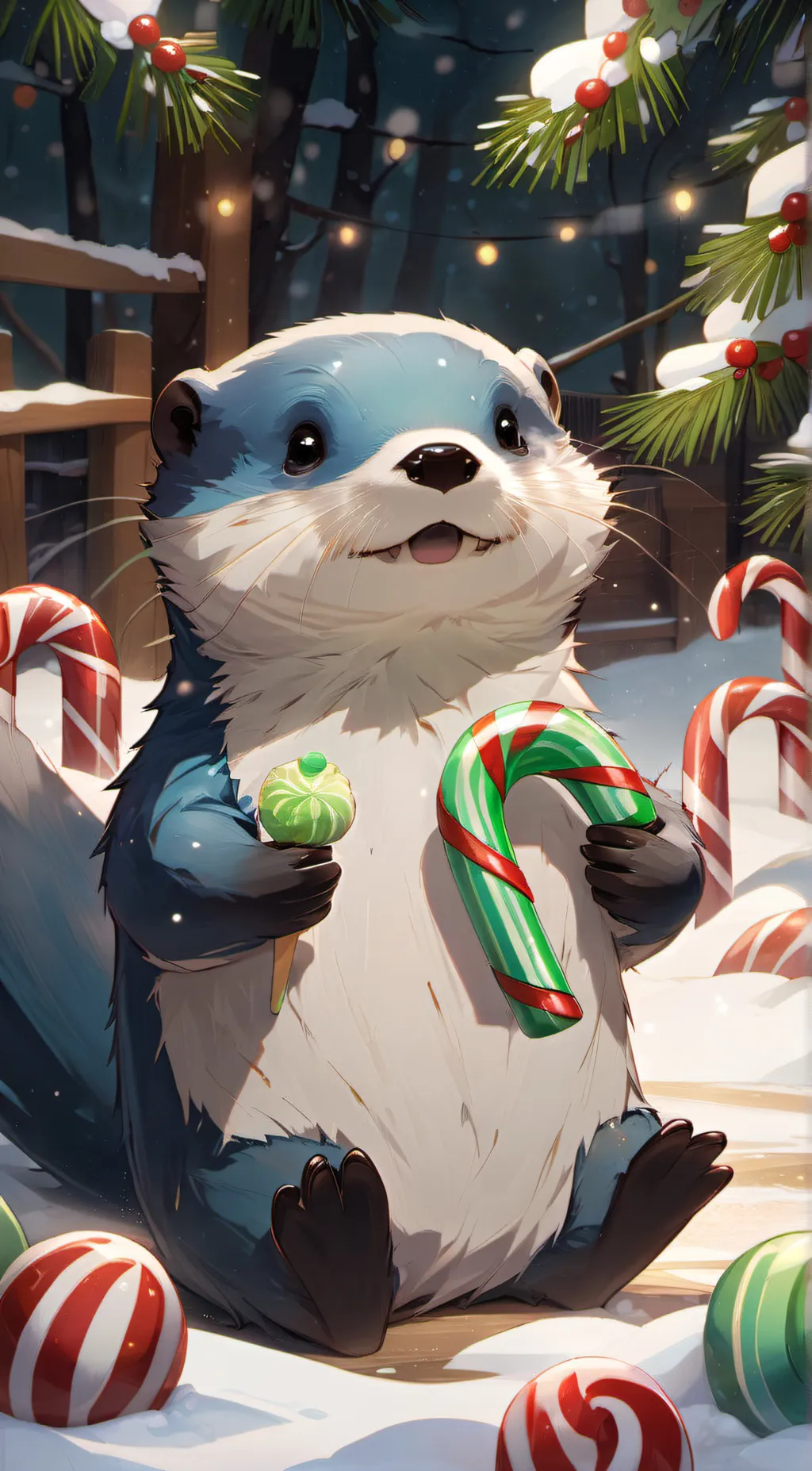 ai character: magic otter background
