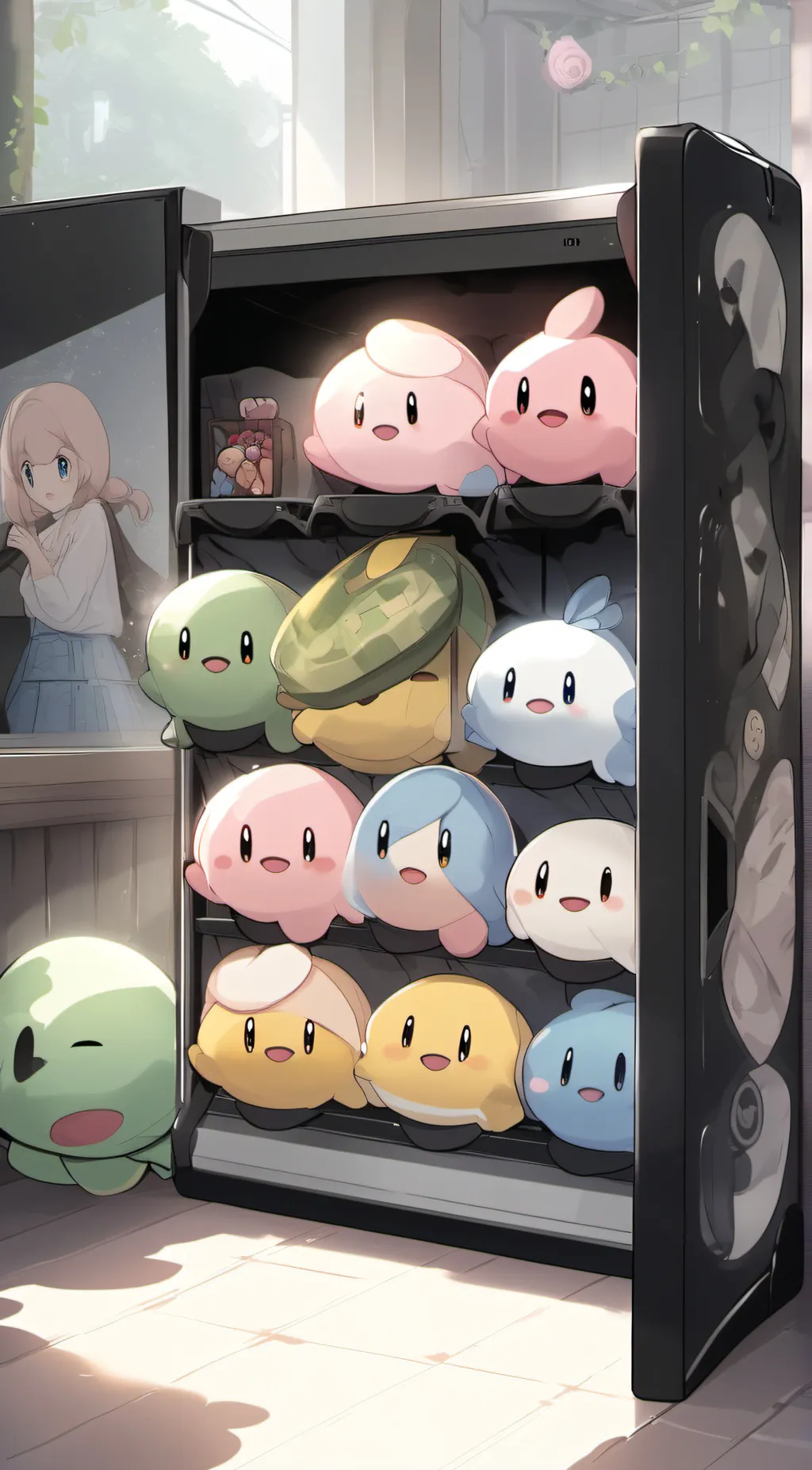 ai character: ™Kirbys! ™  background