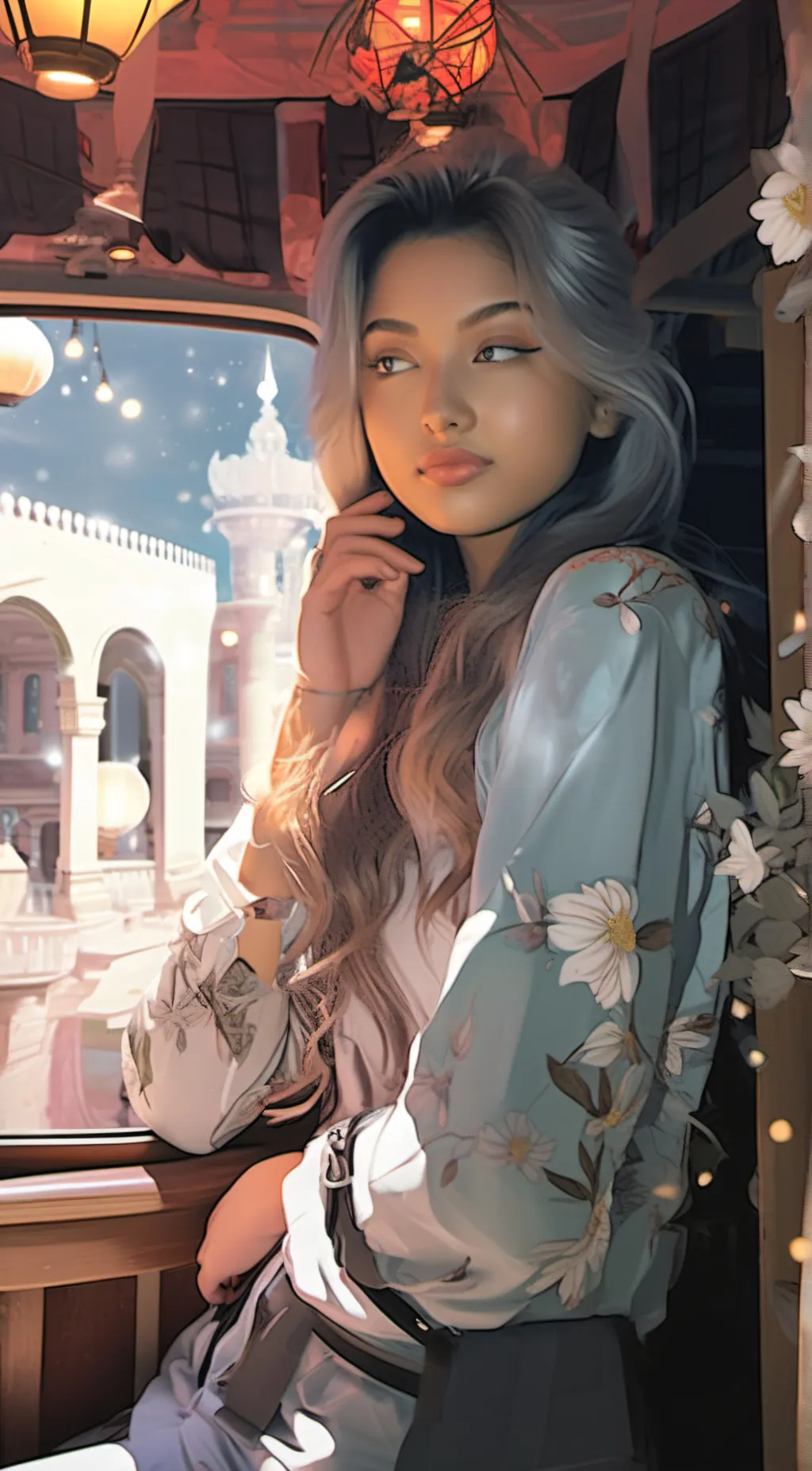 ai character: Ivy Stella  background