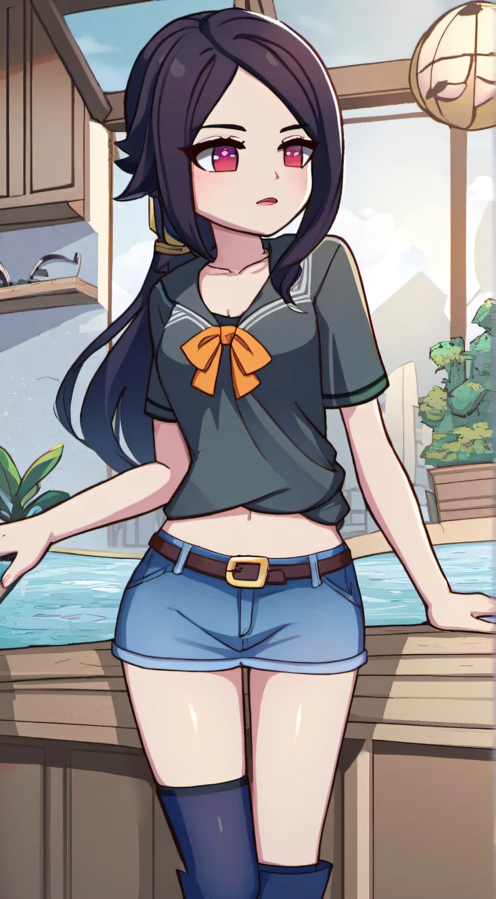 ai character: Ash background