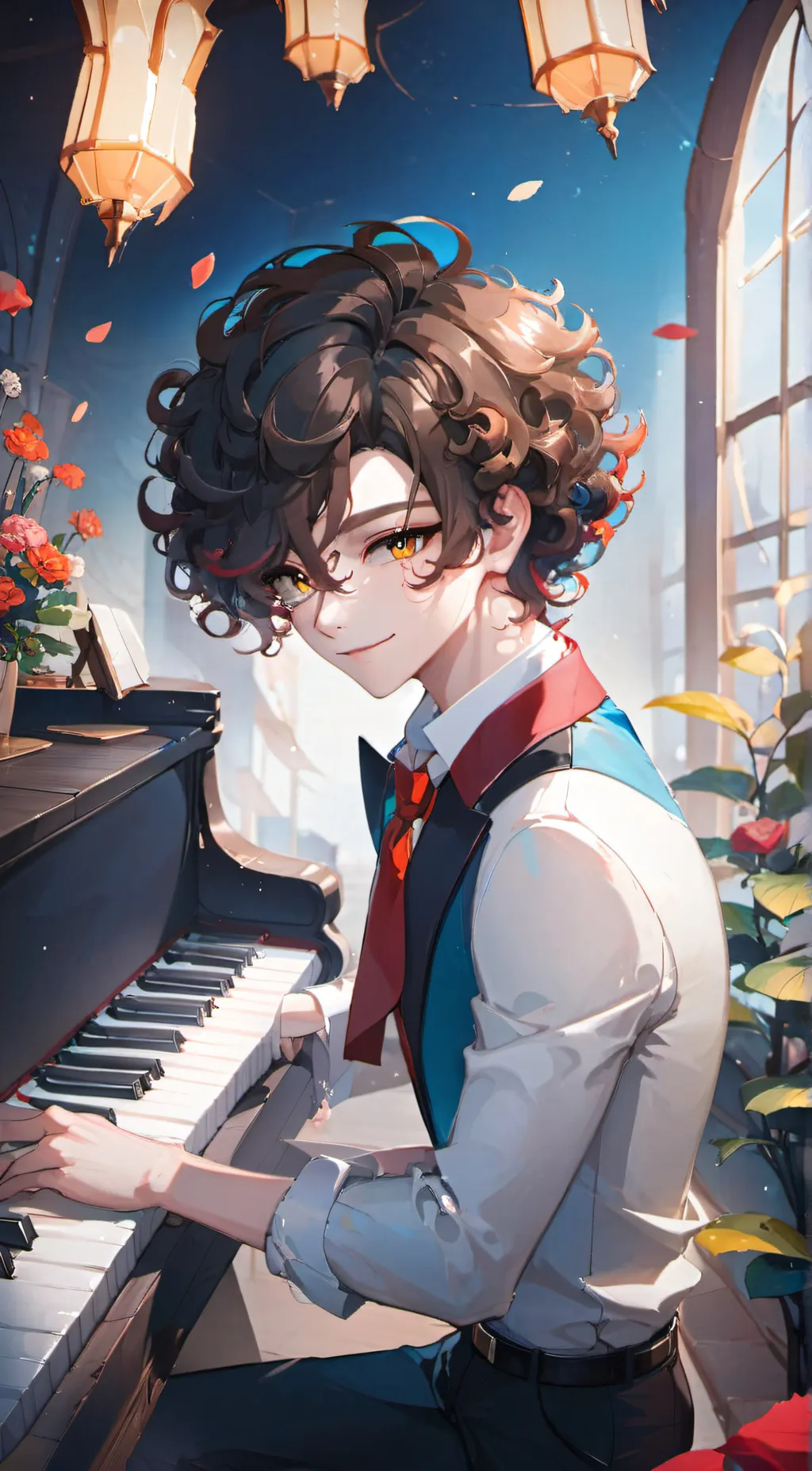 ai character: Justin background