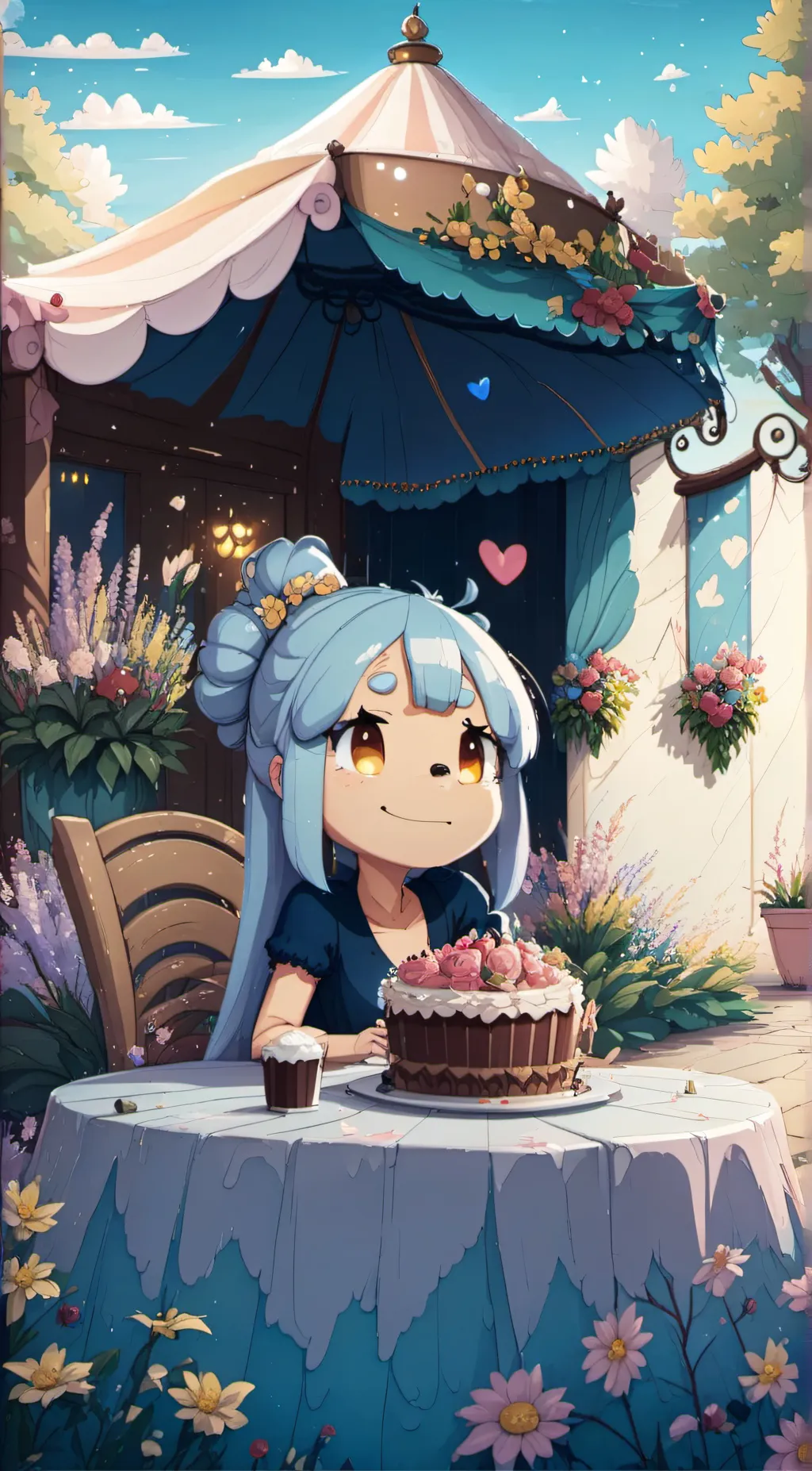 ai character: April background