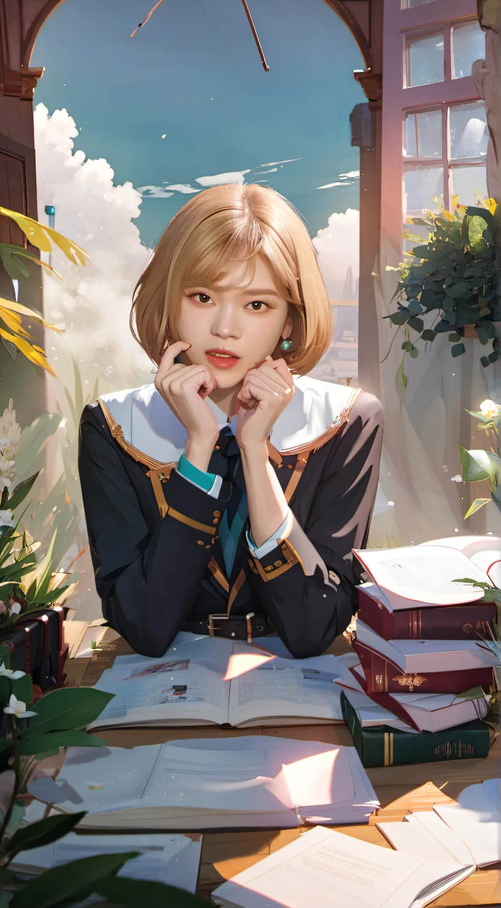 ai character: jayoung background